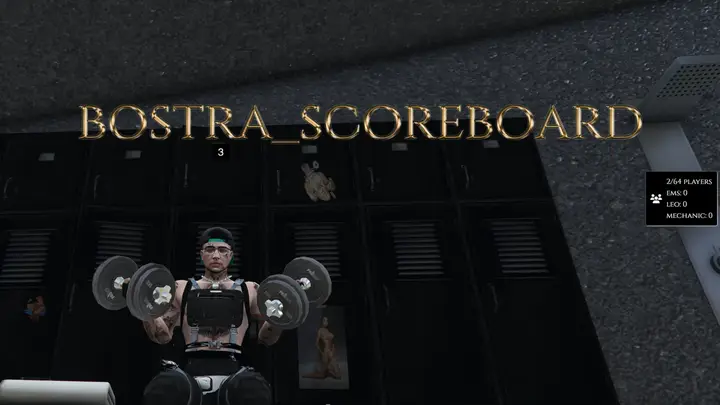 Preview of [FREE] bostra_scoreboard - advanced ox_lib based