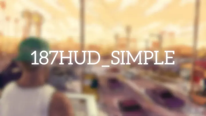 Preview of [Free] [ESX] 187Hud_Simple