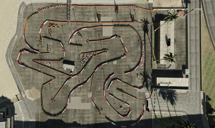 Preview of AZA Go Kart Track in Del Perro