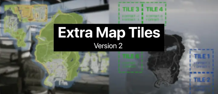 Preview of [Release] Extra Map Tiles v2 - Add extra textured tiles on the pause menu map (and minimap) - New and revamped version