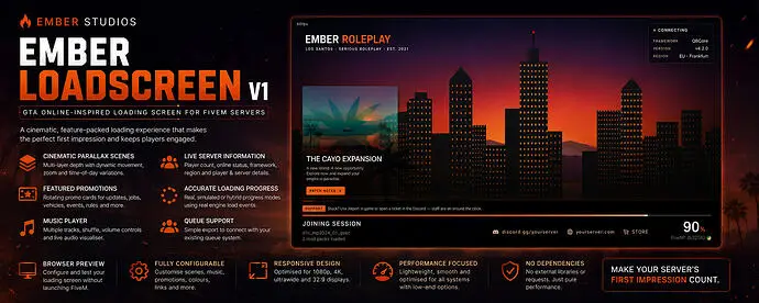 Preview of [RELEASE] Ember Loadscreen V1