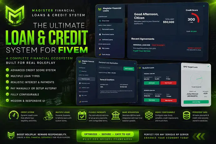 Preview of [FREE] Magister Loans - #1 Financial Loans, Credit System, and Debt Collection Business