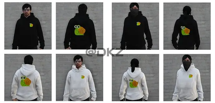 Preview of [FREE] Snaily Hoodies for MP Male/Female