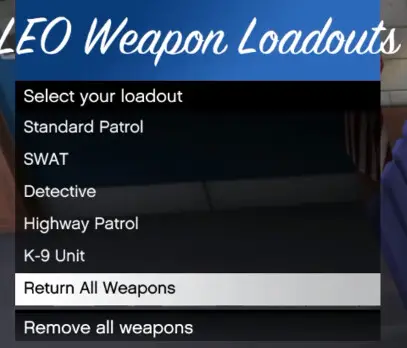 Preview of Loadout Menu (Standalone)