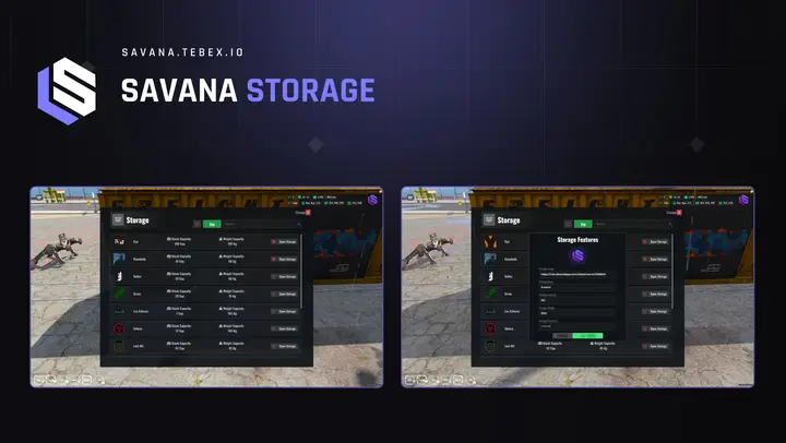 Preview of [SAVANA] Storage (Stash System) [QB/ESX/QBOX]