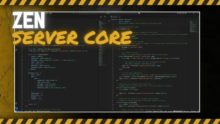 Preview of ZEN - Minimal Server Core (v0.1.0)