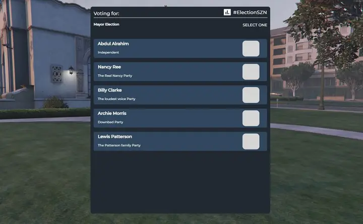 Preview of Np Inspired Voting UI