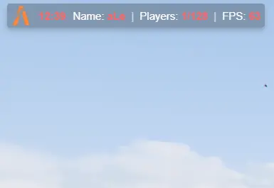 Preview of TopBar HUD – Clean & Minimalistic Server UI [FREE] [Standalone]