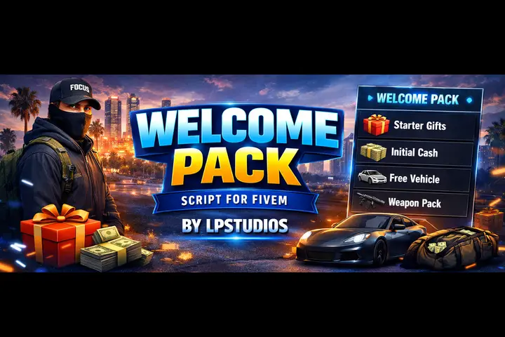 Preview of [FREE] LP_WelcomePack — Gender-Based Welcome Pack System | ESX / QBCore / Standalone