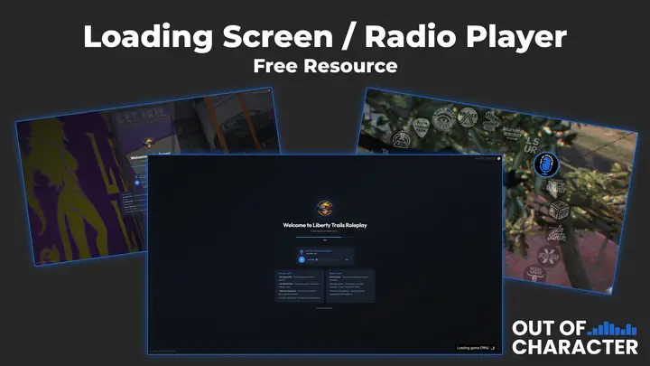 Preview of [FREE] Loading Screen + Radio Replacement | Out of Character Radio