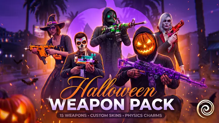 Preview of [FREE] Halloween Weapon Pack | 15 Custom Guns | ESX, QBCore, Qbox