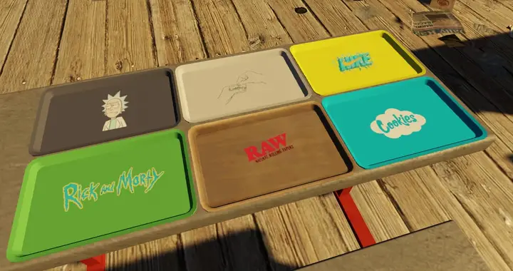 Preview of [OUTDATED-FREE] Rolling tray Pack : Cookies, nike, raw, rick, rick and morty, weed!