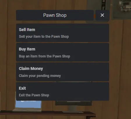 Preview of QBcore ZZ-PawnShop free