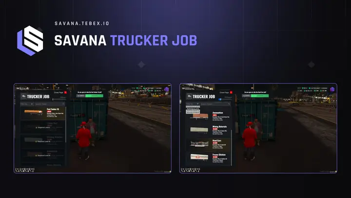 Preview of [SAVANA] Trucker Job [QB/ESX/QBOX]