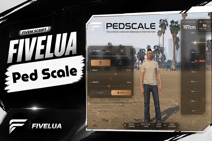 Preview of [FREE] Fivelua - Pedscale and Adminmenu