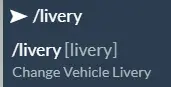 Preview of [FREE] [STANDALONE] Change vehicle livery with cool chat suggestions