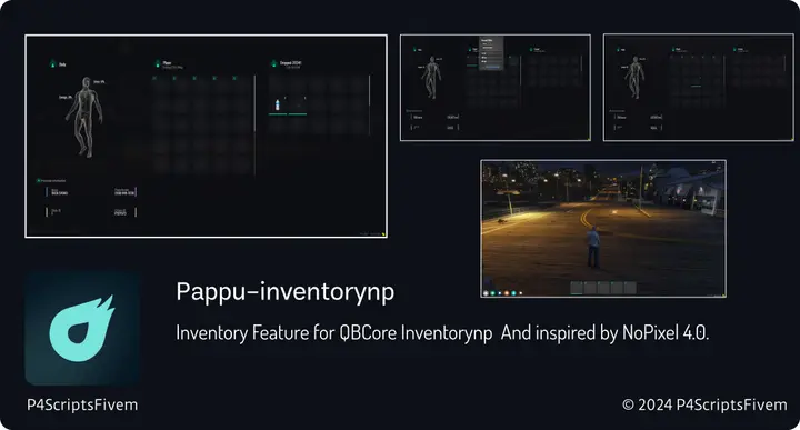 Preview of [Free][QbCore] Pappu-InventoryNp