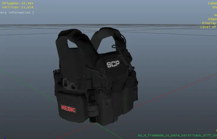 Preview of Free SCP Vest - [Replace / Addon]