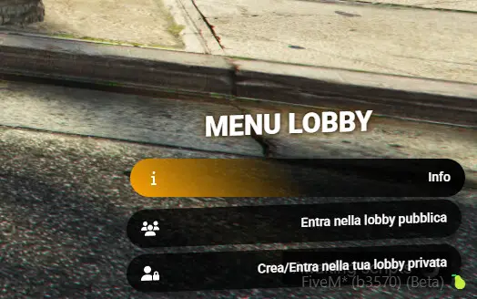 Preview of FiveM Basic Lobby System