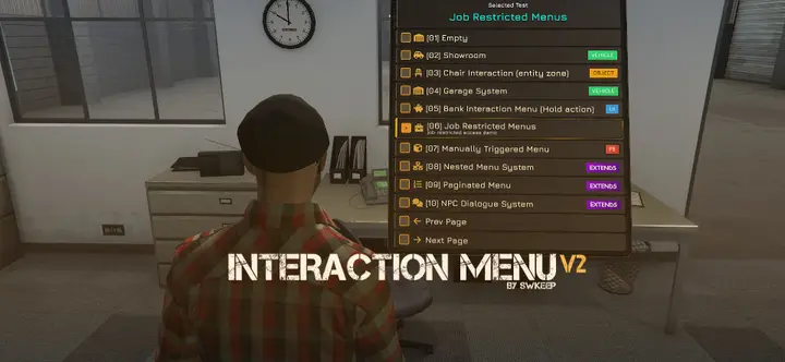 Preview of [Free] Fivem Interaction Menu v2