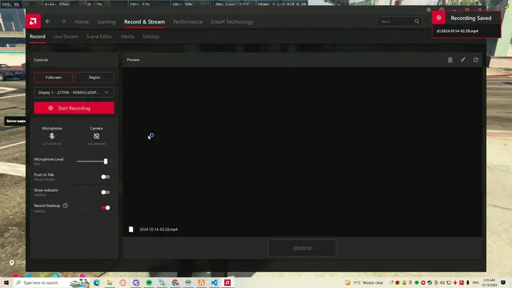Preview of FIveM admin menu