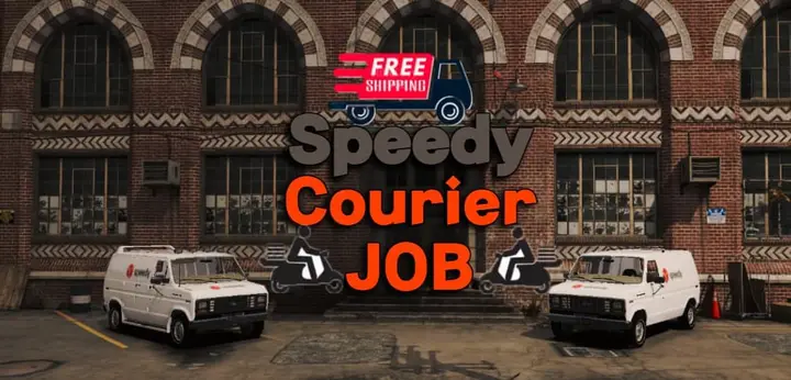Preview of [Free][QB-Core] Speedy Courier Job