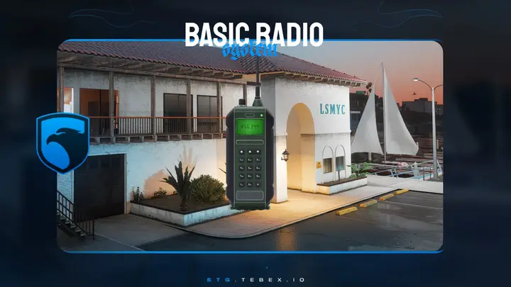 Preview of [FREE] Basic Radio System | STG [QB/ESX/QBOX]