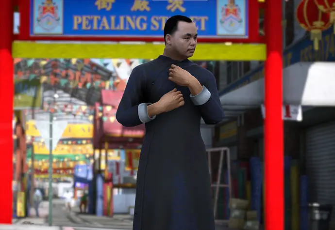 Preview of [FREE] MP Male Long Mandarin Coat