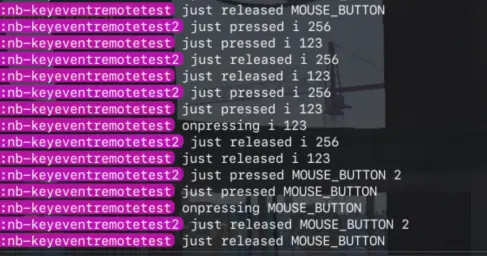 Preview of [Free][Lib]nb-keyevent | Key Events Register helper