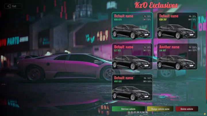 Preview of [FREE] [ESX] kzo_garage | KzO_Exclusives