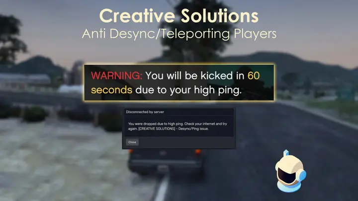 Preview of Max Ping Script - Monitor and Warn Players of High Ping in FiveM Servers