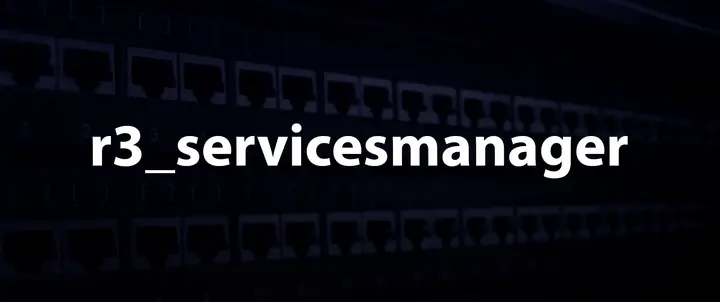 Preview of r3_servicesmanager - Framework-agnostic service manager