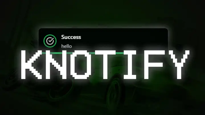 Preview of ❗ kNotify | Simple Notification System | Sounds