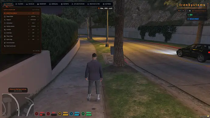 Preview of [FREE] IronSystems Admin System | Modern NUI | Offline Player Management | Live Map