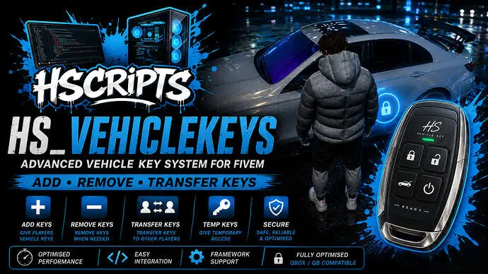 Preview of [FREE] HS_VEHICLEKEYS | Modern Vehicle Key System
