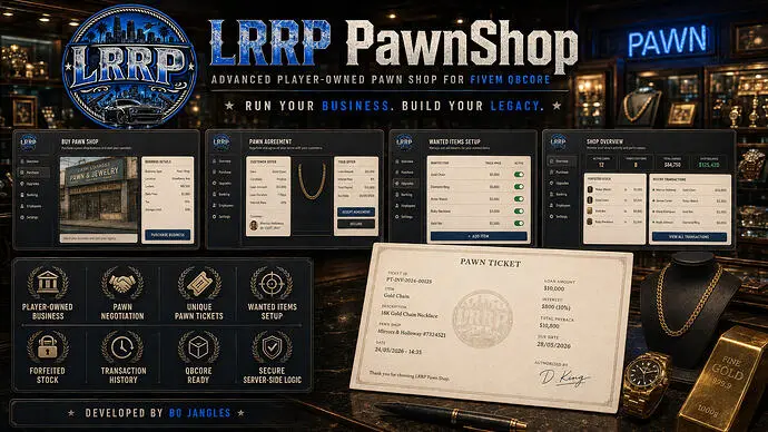 Preview of [FREE] PawnShop Script