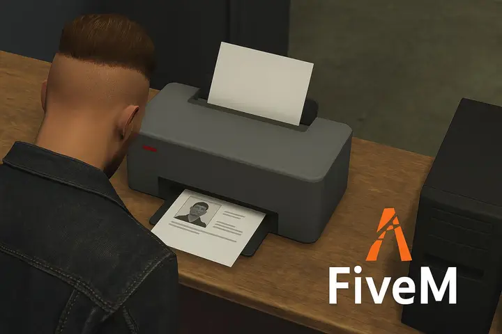 Preview of [Free] [ESX/QBCore/QBox] Printer Script | Print Any Image