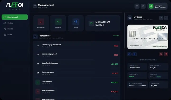 Preview of Oneclub Fleeca Banking Script