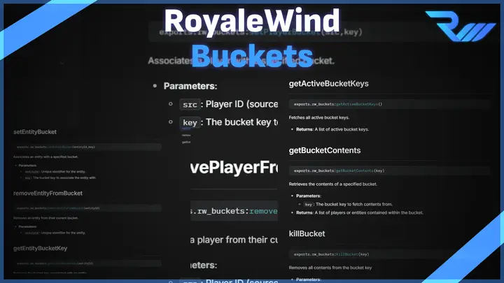 Preview of RW Buckets