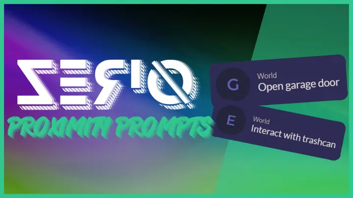 Preview of Zerio Proximity Prompts