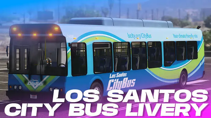 Preview of [FREE] Los Santos City Bus Livery (High Quality, 4K)