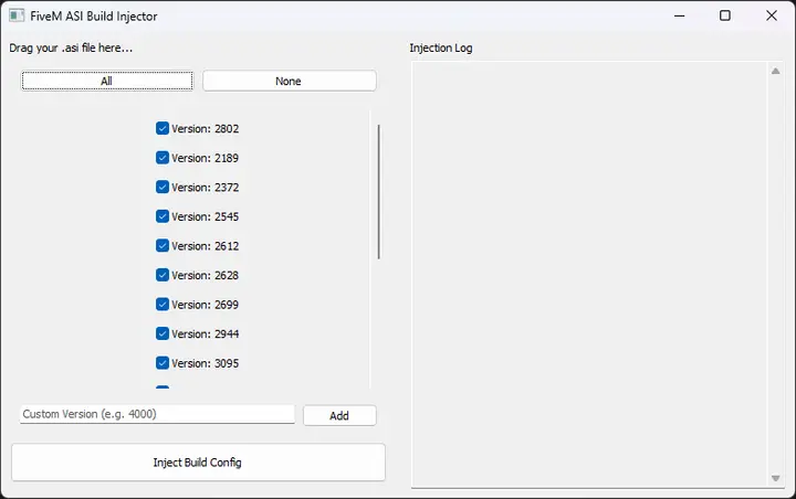 Preview of [Tool] ASI Version Injector
