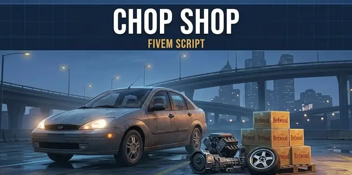 Preview of [FREE][ESX/QBCORE] Nekix Advanced Chopshop