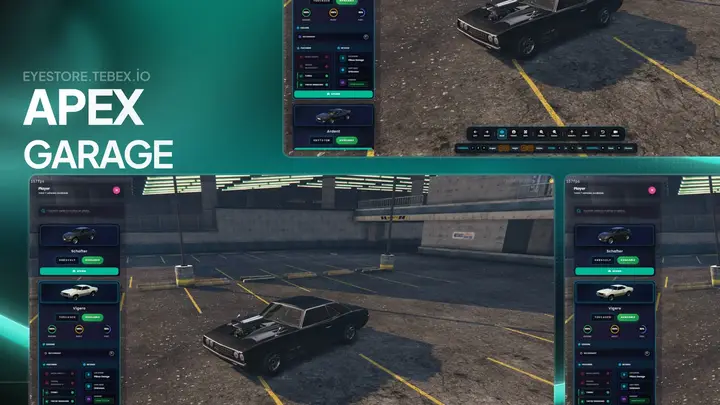 Preview of APEX Garage Pro - The Ultimate FiveM Vehicle System | Free Access Available