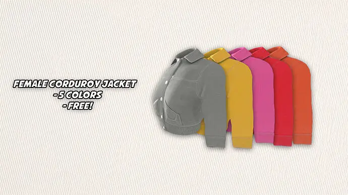 Preview of Female Corduroy Jacket - Addon Clothing
