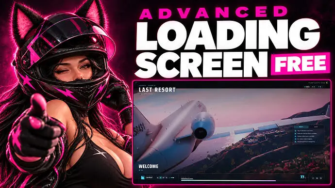 Preview of [FREE] [Standalone] nCore Loading Screen - A glass-panel loading screen with video, particles & live music