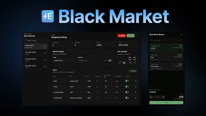 Preview of Electus Black Market