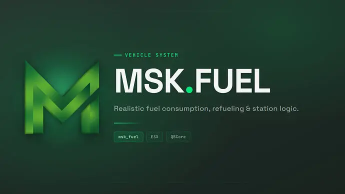 Preview of [Release] MSK Fuel - Advanced & Realistic Fuel System [ESX / QBCore]