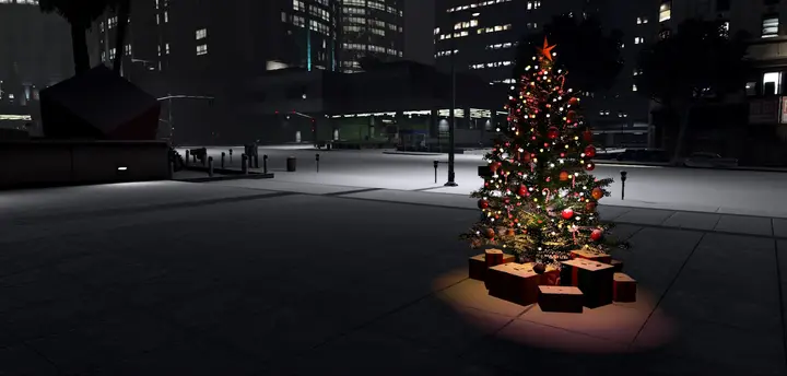 Preview of [Free][ESX/QBCore] Christmas Tree / Gifts