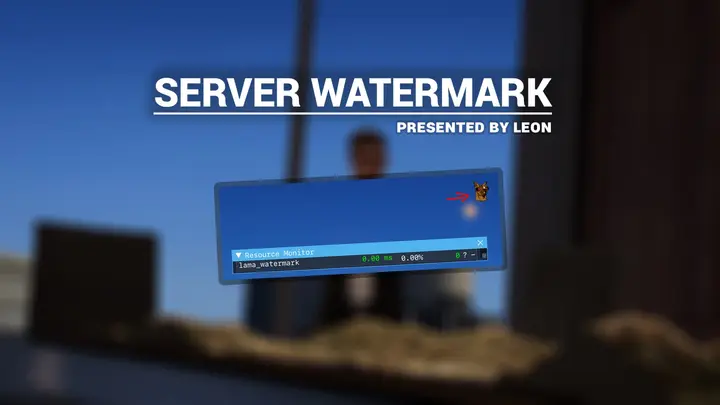 Preview of [STANDALONE] [FREE] Server-Watermark via NUI